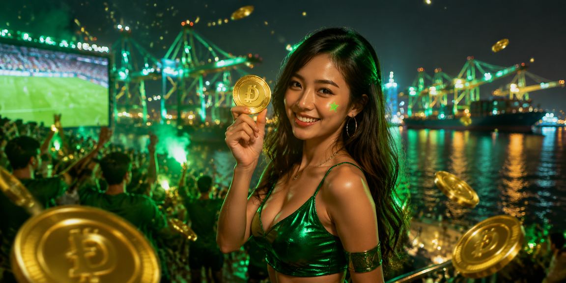 Màn hình neon cá cược casino và thể thao tại Hải Phòng về đêm
