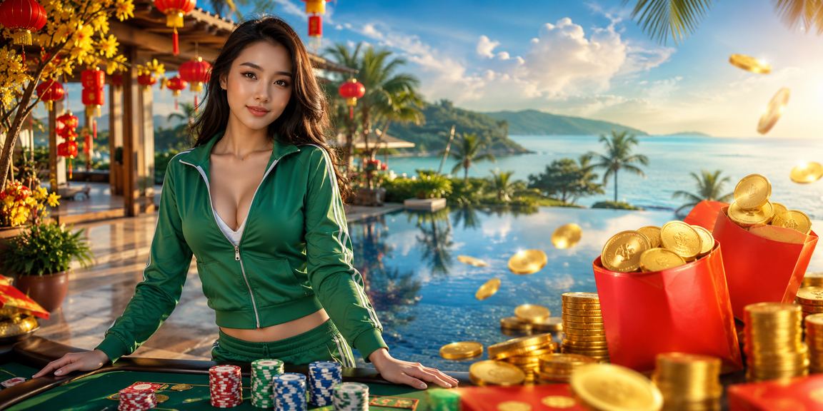 Giao diện khuyến mãi phong bì đỏ lễ hội tại Phú Quốc trên xsqtri